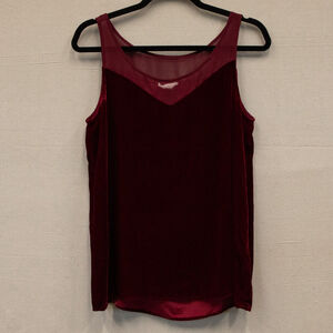 Garnet Hill velvet burgundy tank-6